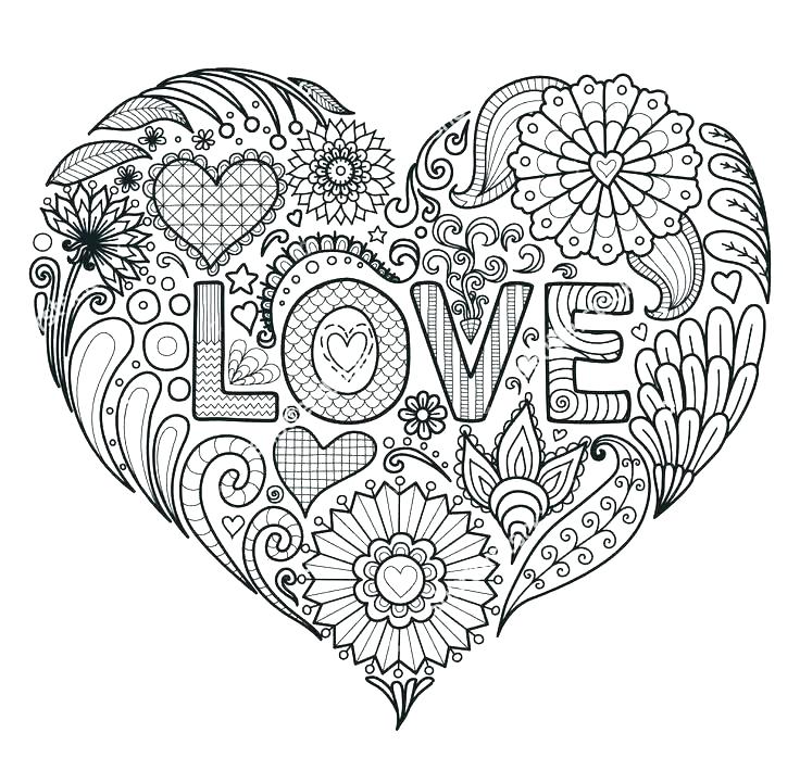 Small Heart Coloring Pages at GetColorings.com | Free ...