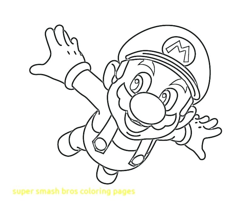 Smash Bros Coloring Pages At Free Printable 6237