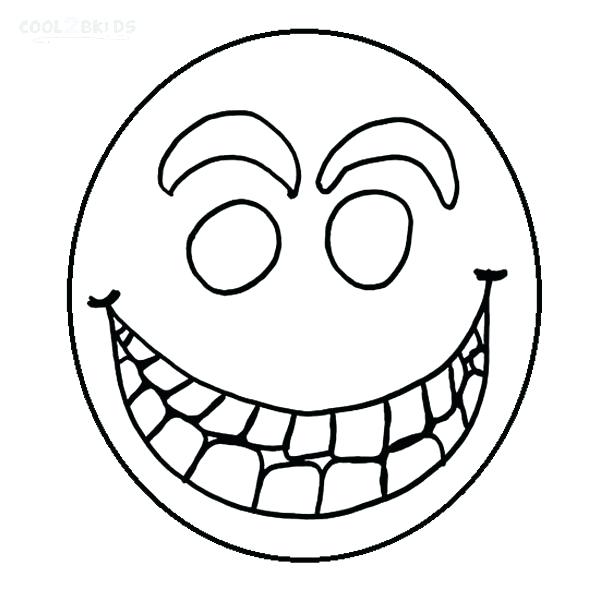 Smiling Face Coloring Page at GetColorings.com | Free printable