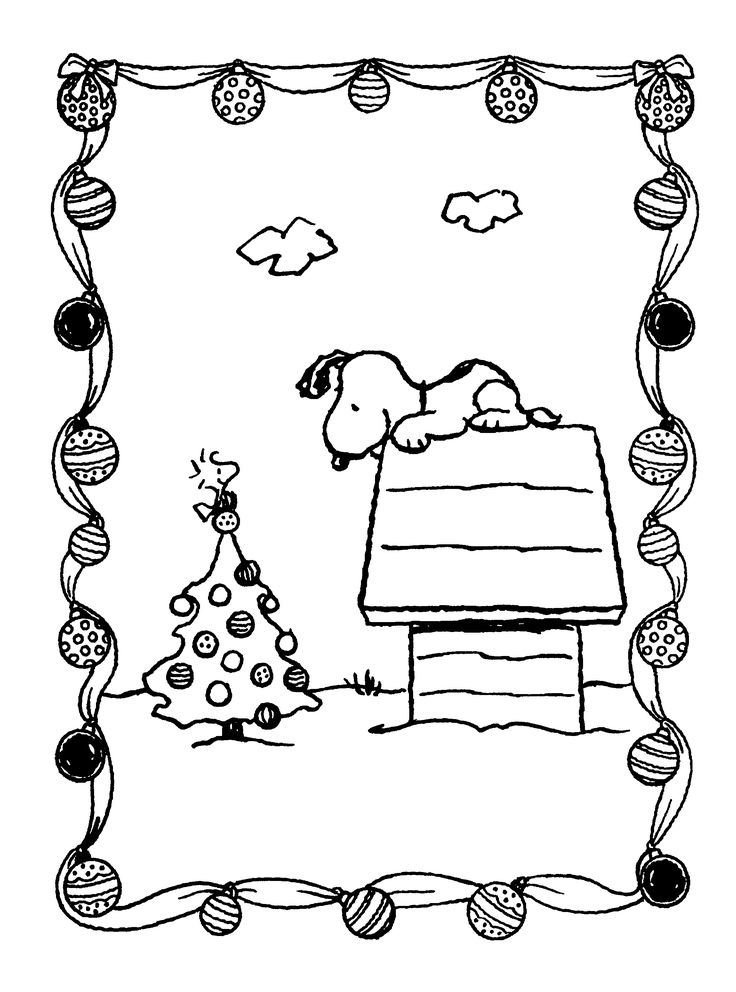 Snoopy Christmas Coloring Pages At GetColorings Free Printable Colorings Pages To Print