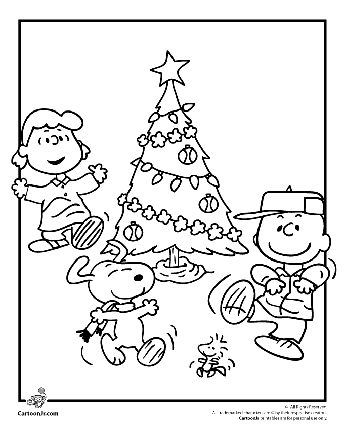 680x880 Peanuts Gang Christmas Coloring Page Pinterest
