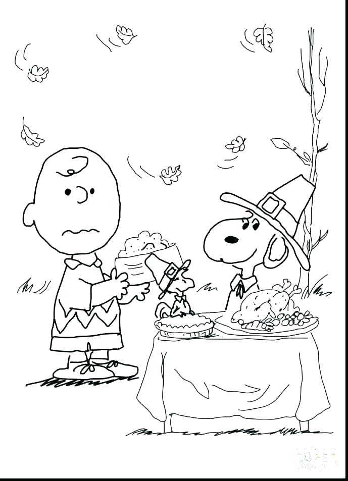 Snoopy Thanksgiving Coloring Pages at GetColorings.com | Free printable