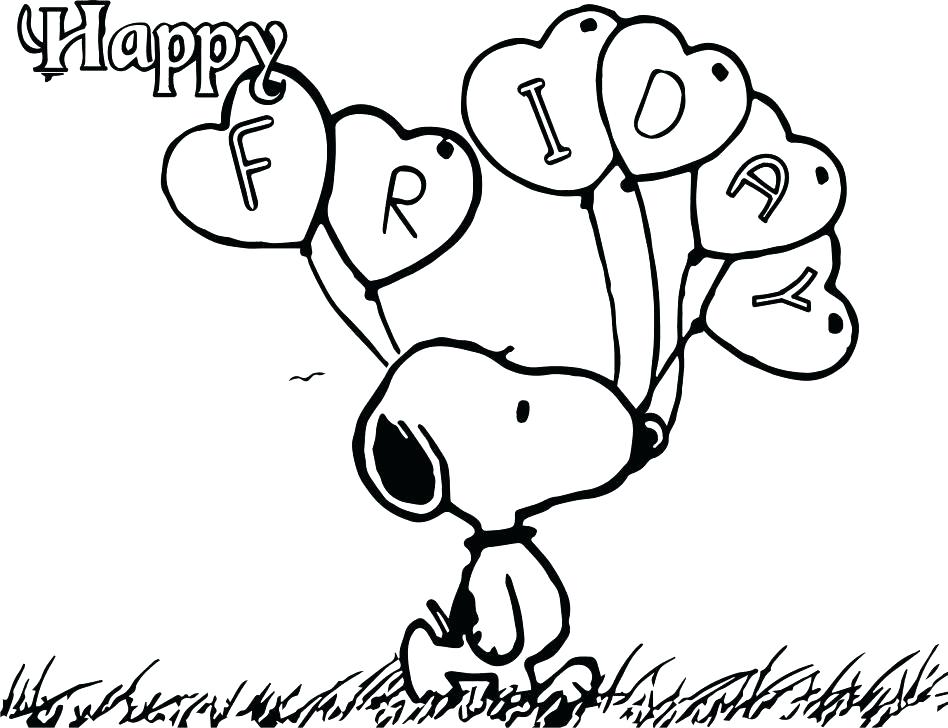 Snoopy Valentine Coloring Pages At GetColorings Free Printable 