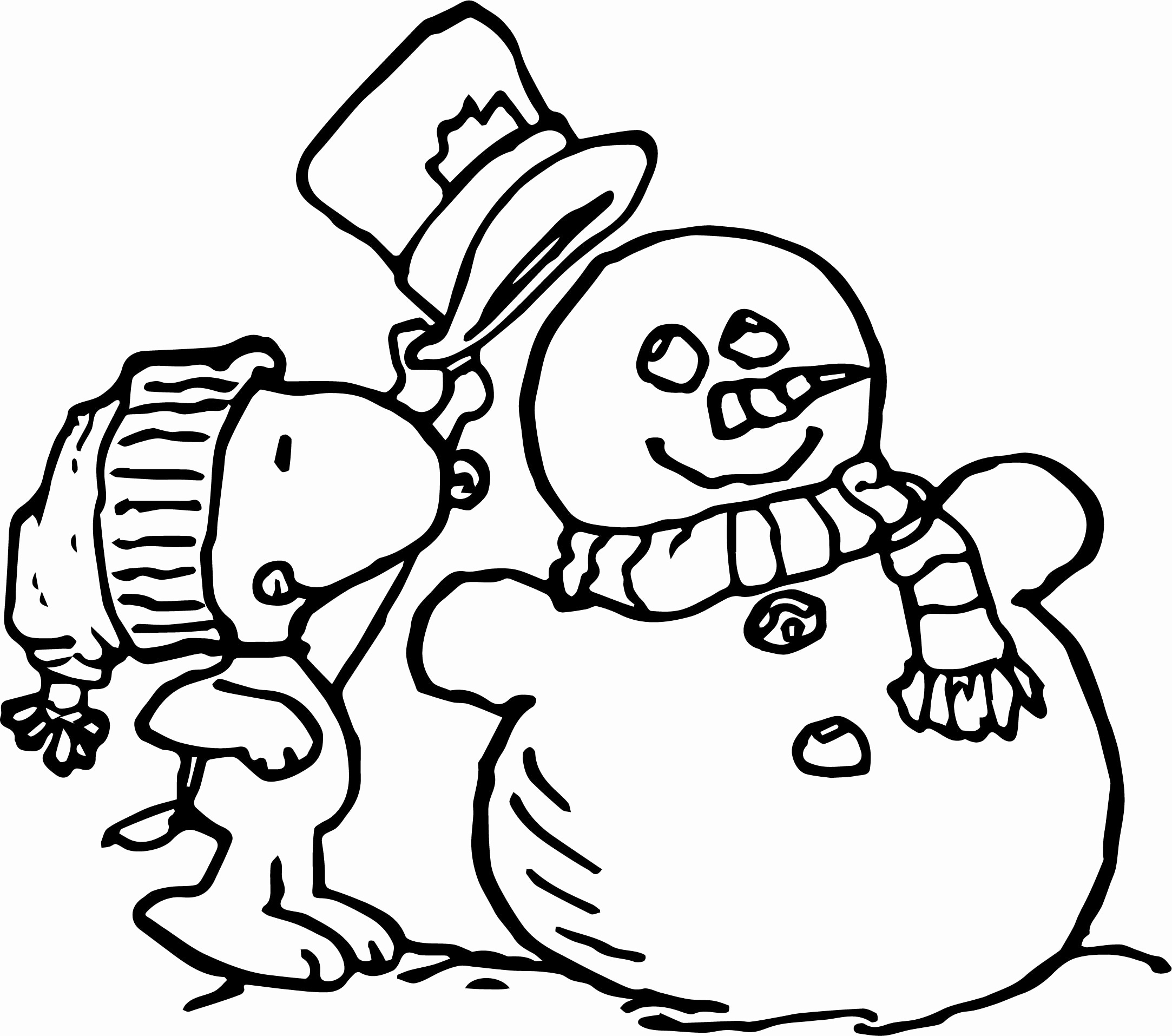 Snow Day Coloring Page At GetColorings Free Printable Colorings 