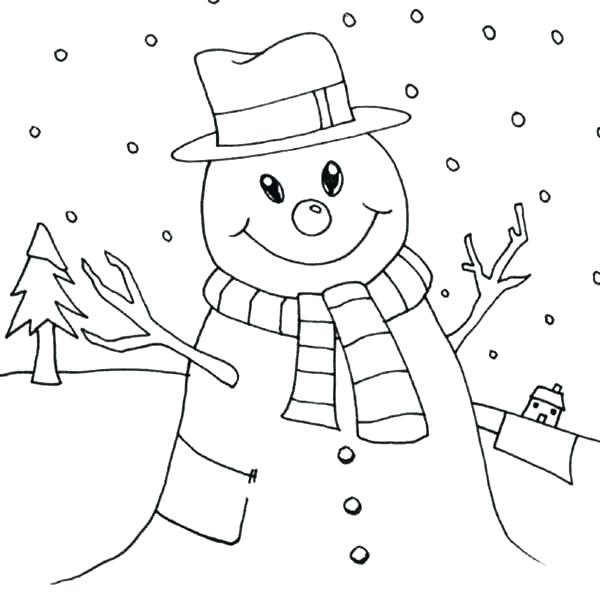 Snow Day Coloring Page At GetColorings Free Printable Colorings 