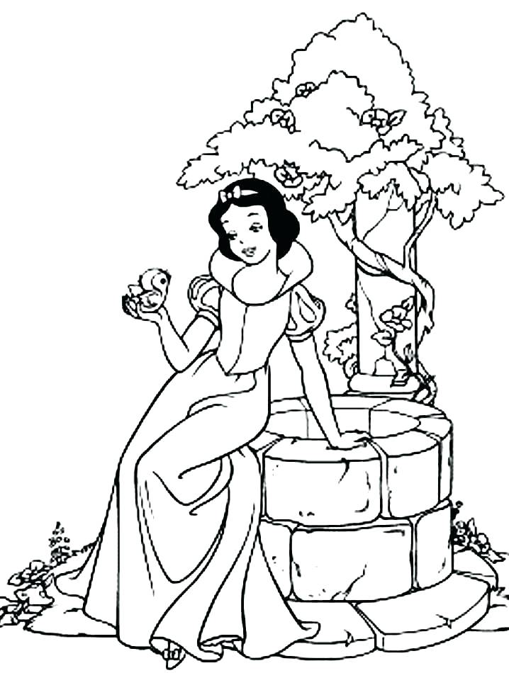 Snow White Dwarfs Coloring Pages At Free Printable Colorings Pages To Print 