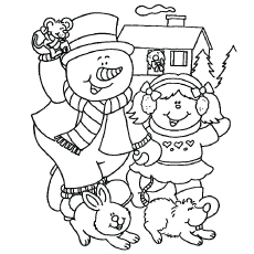 Snowman Coloring Pages at GetColorings.com | Free printable colorings