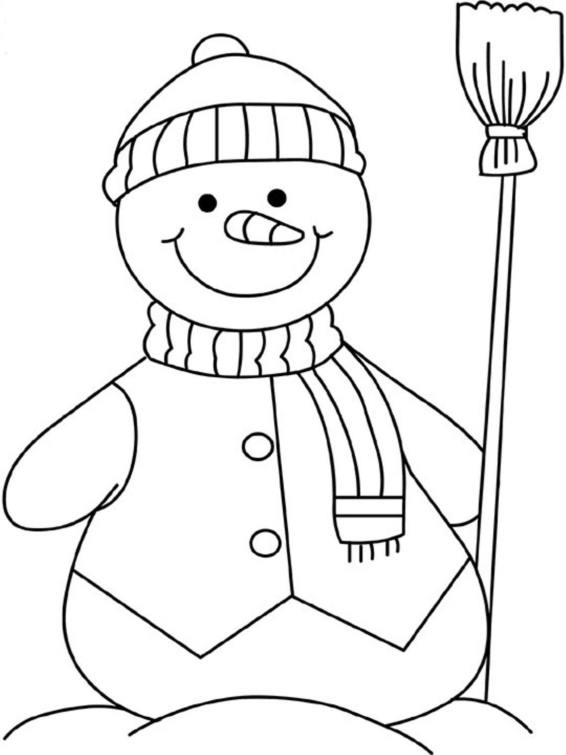 Snowman Coloring Pages For Preschool at GetColorings.com | Free