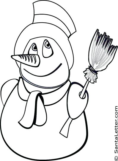 Snowman Face Coloring Page at GetColorings.com | Free printable
