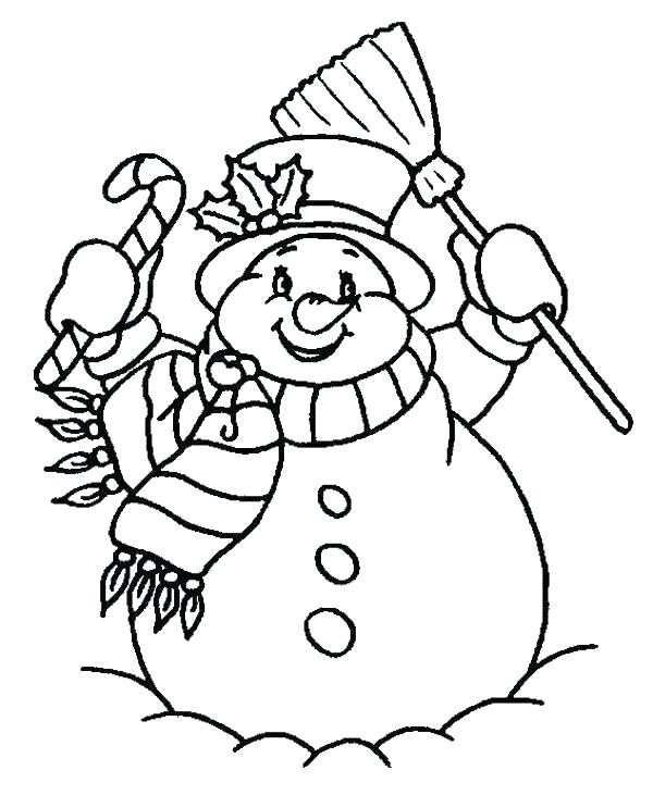 Snowman Face Coloring Page at GetColorings.com | Free ...