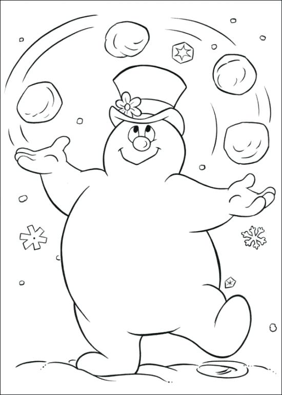 Snowman Face Coloring Page at GetColorings.com | Free printable