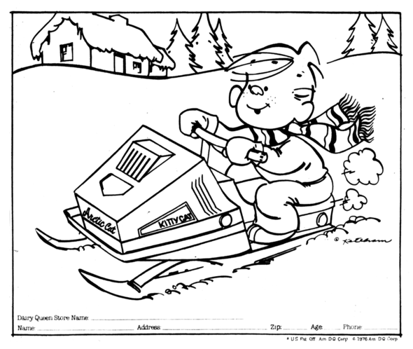 Snowmobile Coloring Pages at GetColorings com Free printable