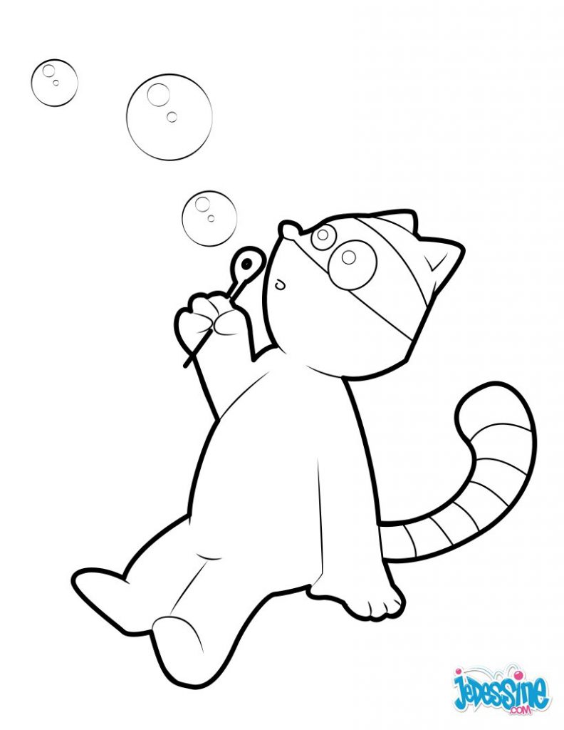 Soap Bubbles Page Coloring Pages