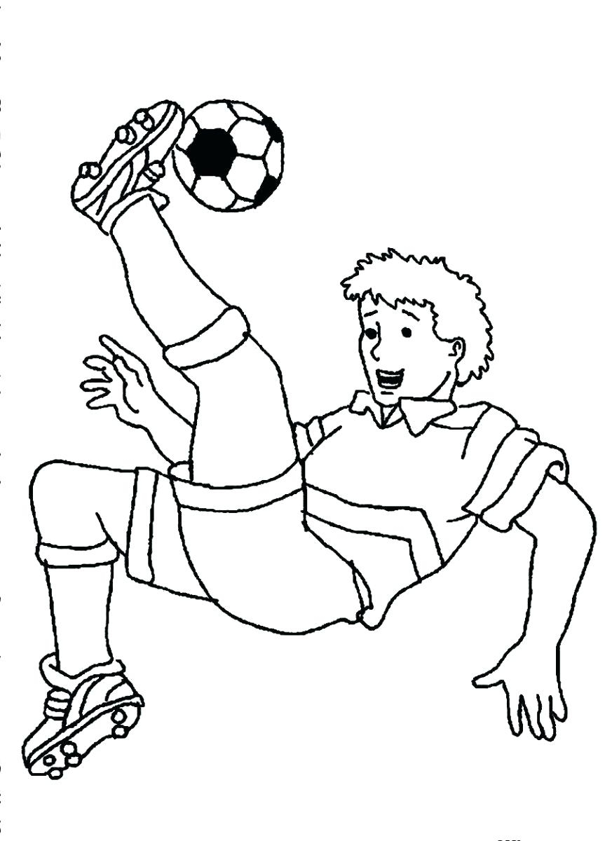Soccer Girl Coloring Page At GetColorings Free Printable 