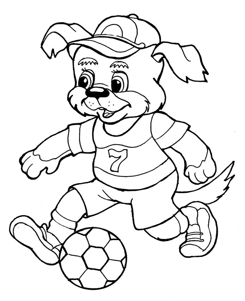 Soccer Girl Coloring Page At GetColorings Free Printable 