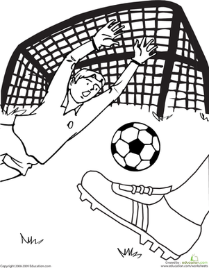 Soccer Goalie Coloring Pages At GetColorings Com Free Printable Colorings Pages To Print And Color