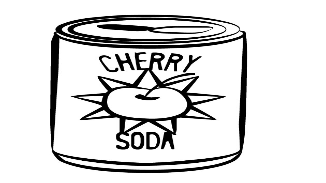 Soda Can Coloring Page at Free printable colorings