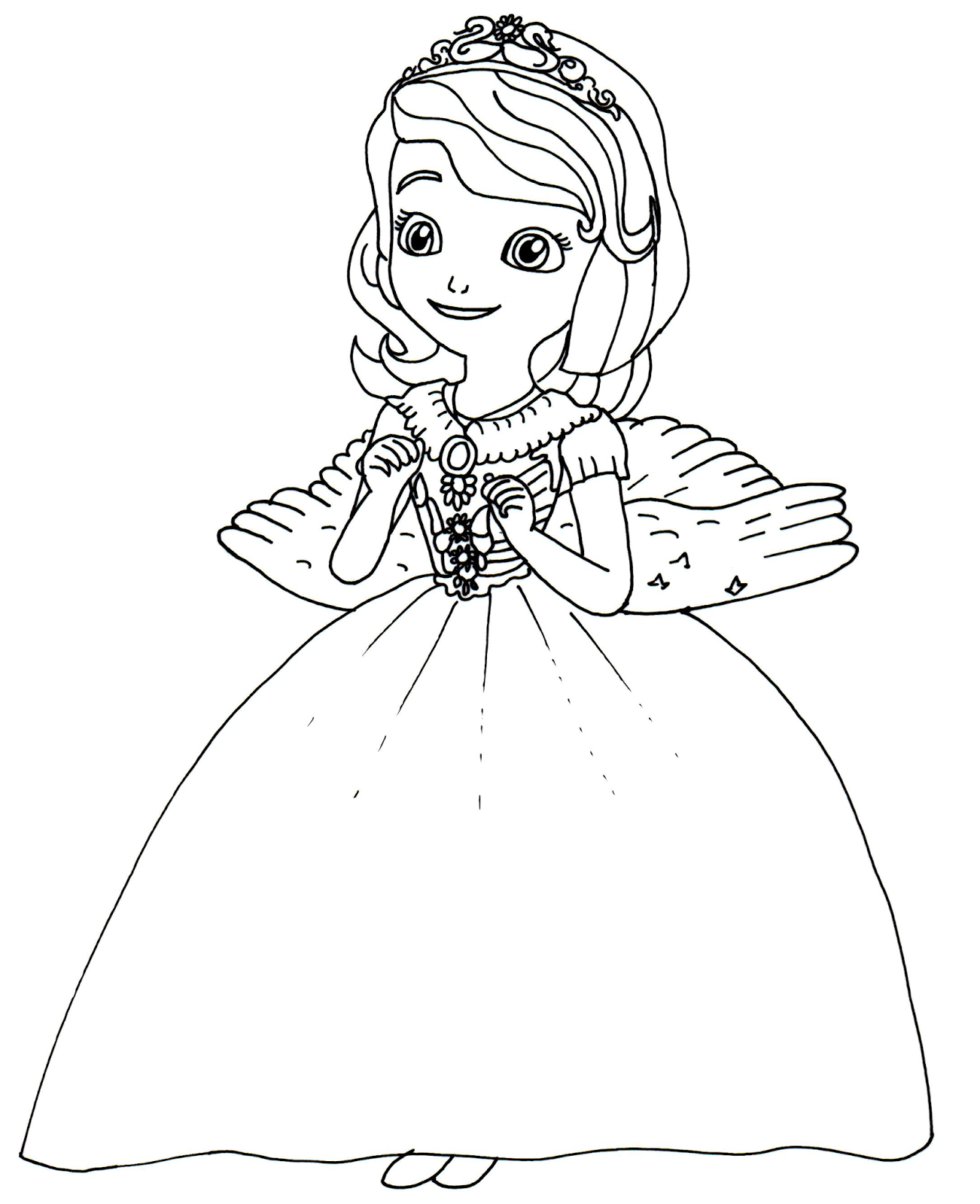 Sofia Coloring Pages at Free printable colorings