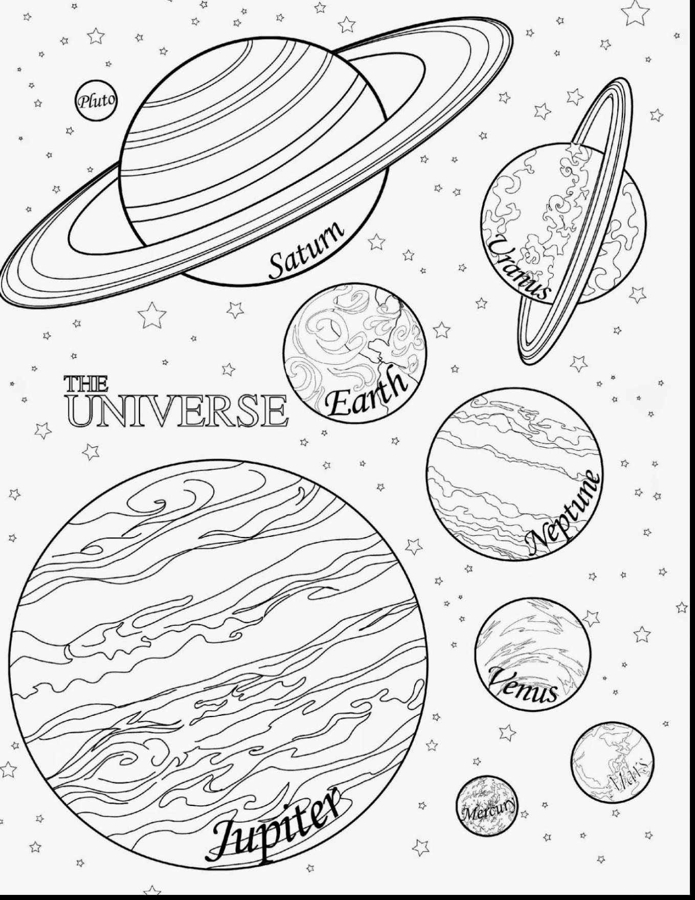 Solar System Coloring Pages Pdf at Free
