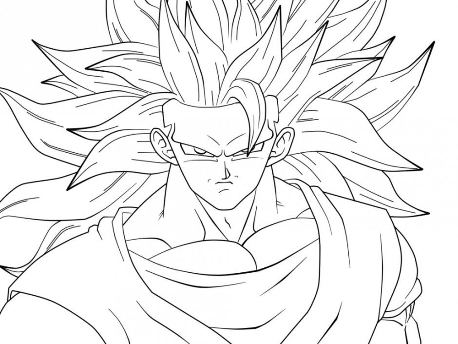 Son Goku Coloring Pages at GetColorings.com | Free printable colorings