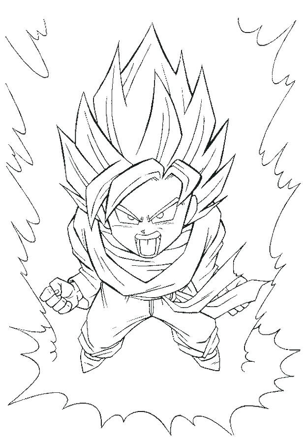 Son Goku Coloring Pages at GetColorings.com | Free ...