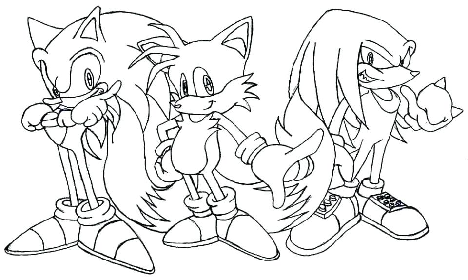 Sonic And Friends Coloring Pages At GetColorings Free Printable 
