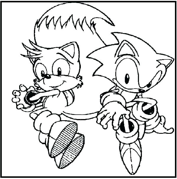 Sonic And Tails Coloring Pages At GetColorings Free Printable 