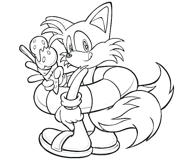 Sonic And Tails Coloring Pages at GetColorings.com | Free printable