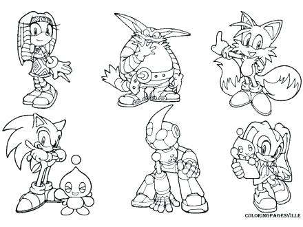 440x330 Sonic Coloring Pages Disney For Kids Color