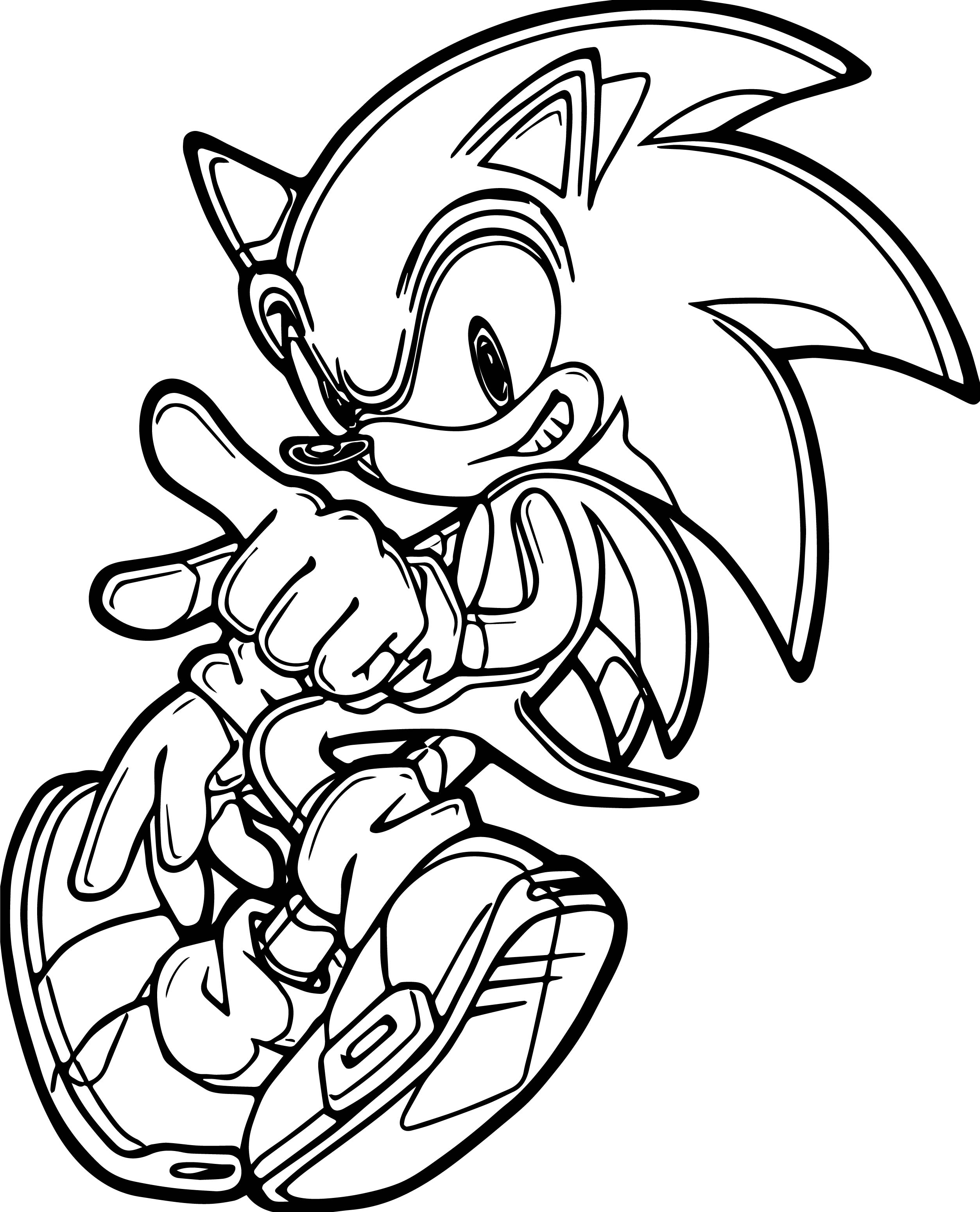 Free Printable Sonic Coloring Sheets
