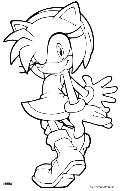 Sonic Knuckles Coloring Pages At GetColorings Free Printable 