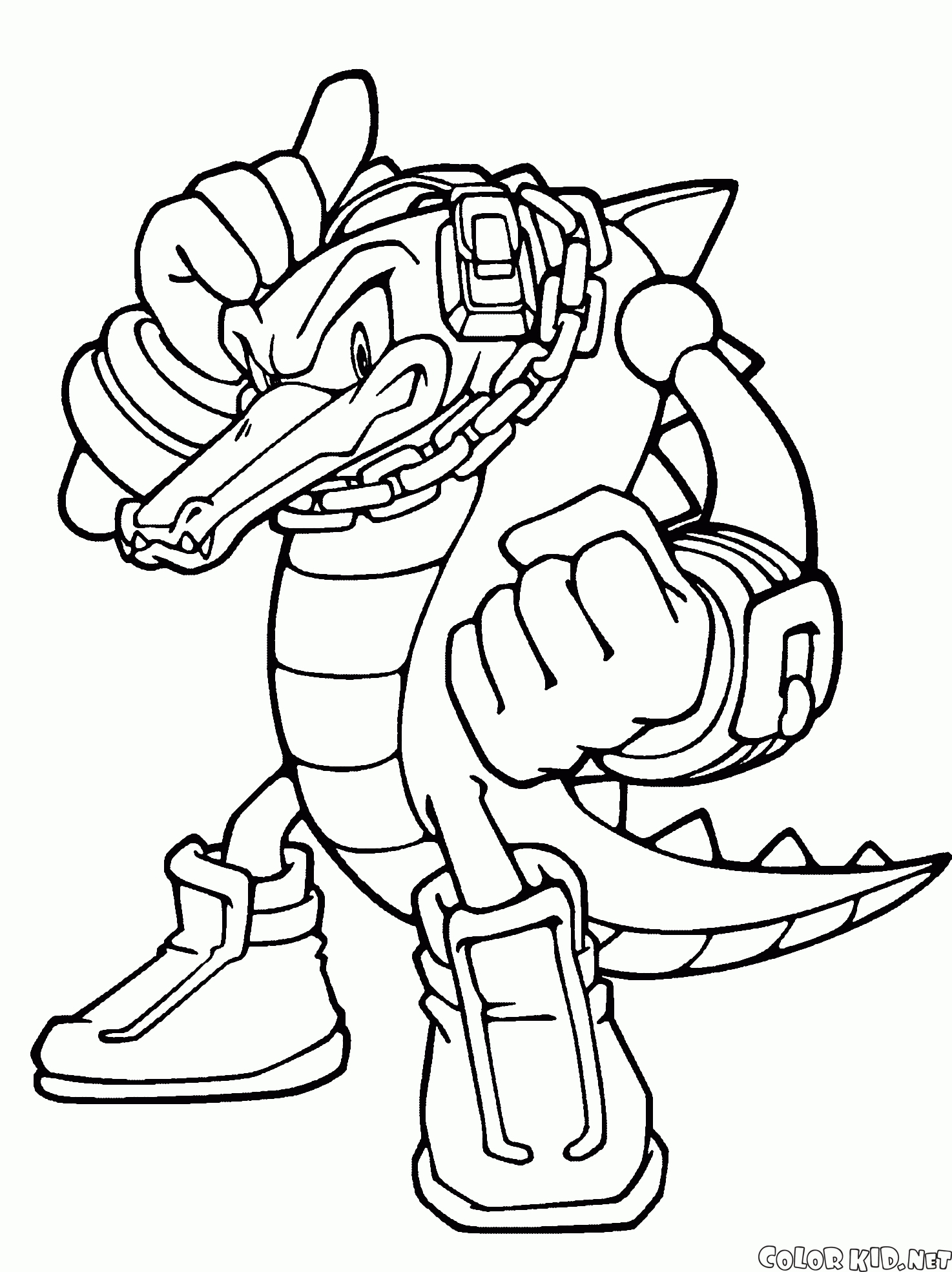 Sonic Knuckles Coloring Pages At GetColorings Free Printable 
