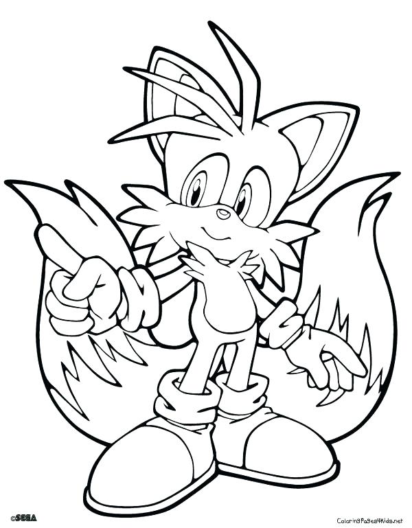 Sonic Tails Coloring Pages At GetColorings Free Printable Colorings Pages To Print And Color