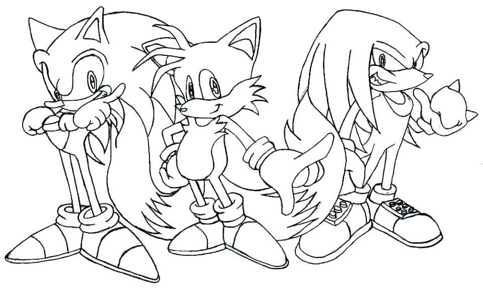 Sonic The Hedgehog Coloring Pages at GetColorings.com | Free printable
