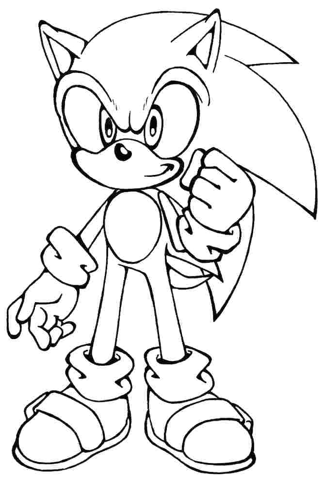 Sonic The Hedgehog Colouring Pages To Print At GetColorings Free 