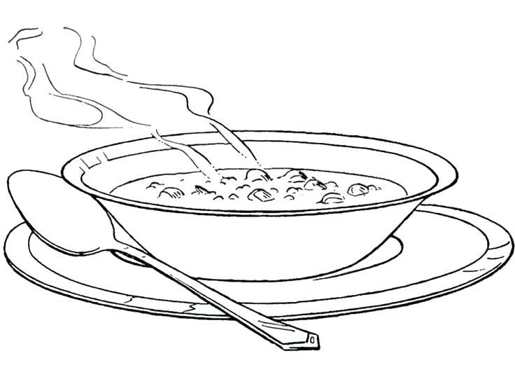 Soup Coloring Pages At Getcolorings Free Printable Colorings