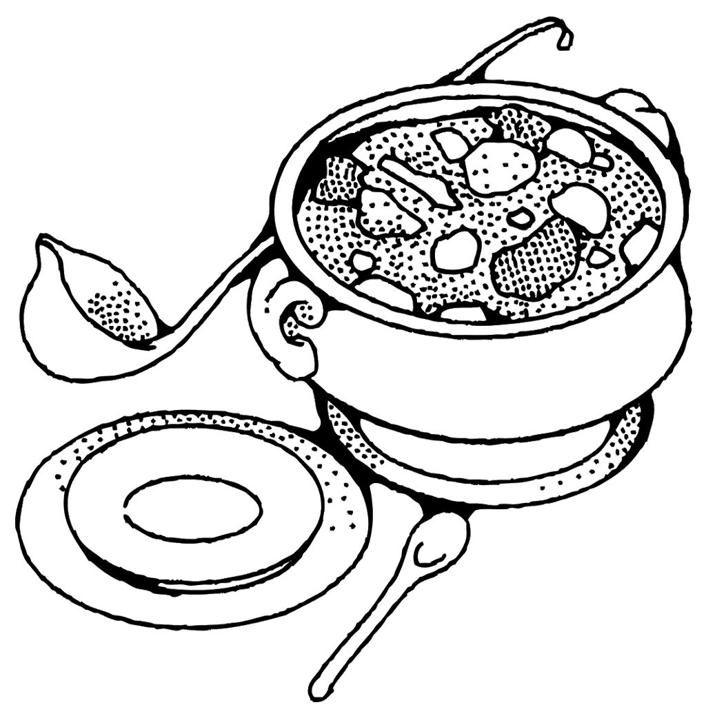 Soup Coloring Pages at GetColorings.com | Free printable colorings