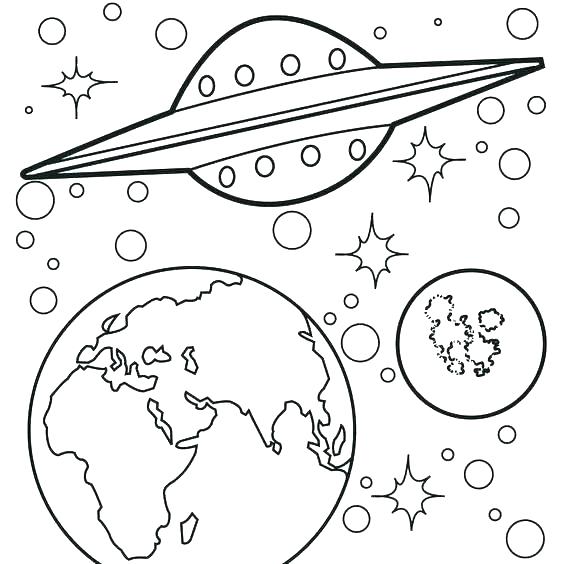 Space Themed Coloring Pages at GetColorings.com | Free printable ...