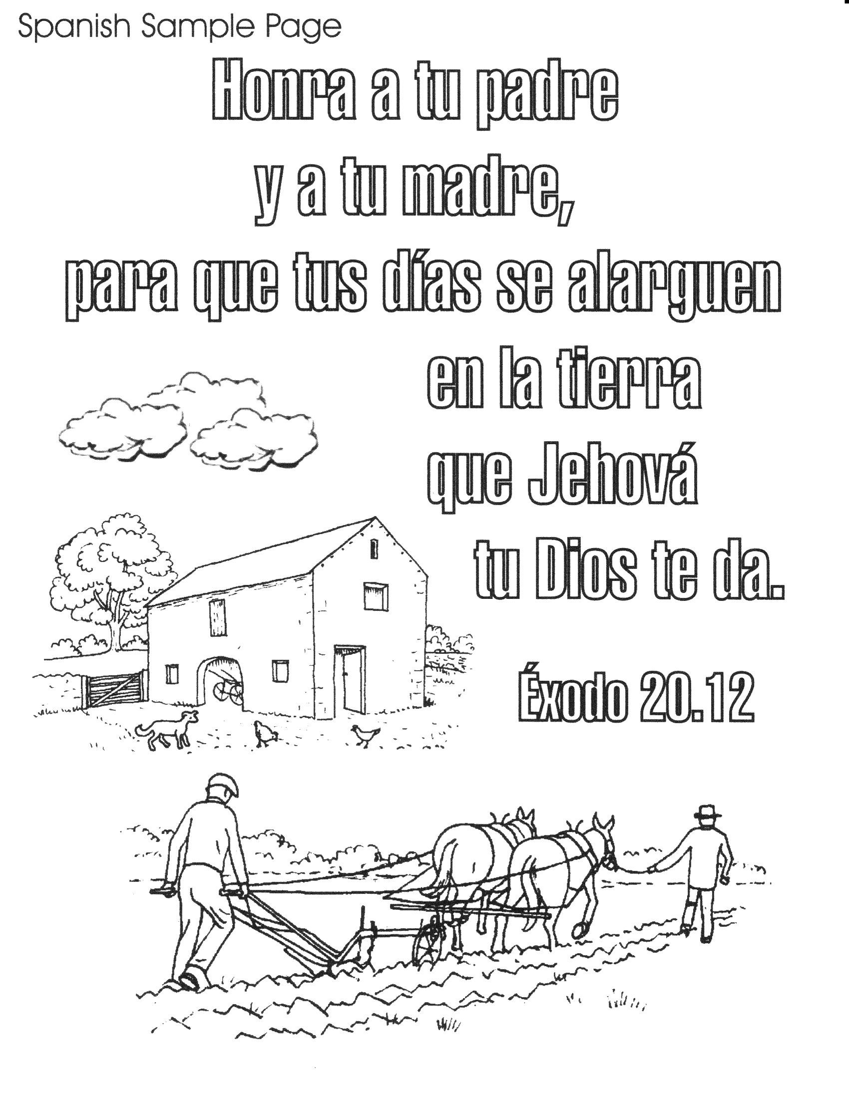 Spanish Christian Coloring Pages at GetColorings.com | Free printable