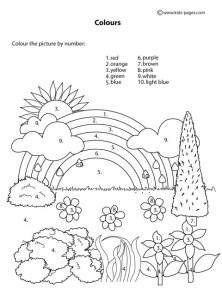 Spanish Colors Coloring Page at GetColorings.com | Free printable