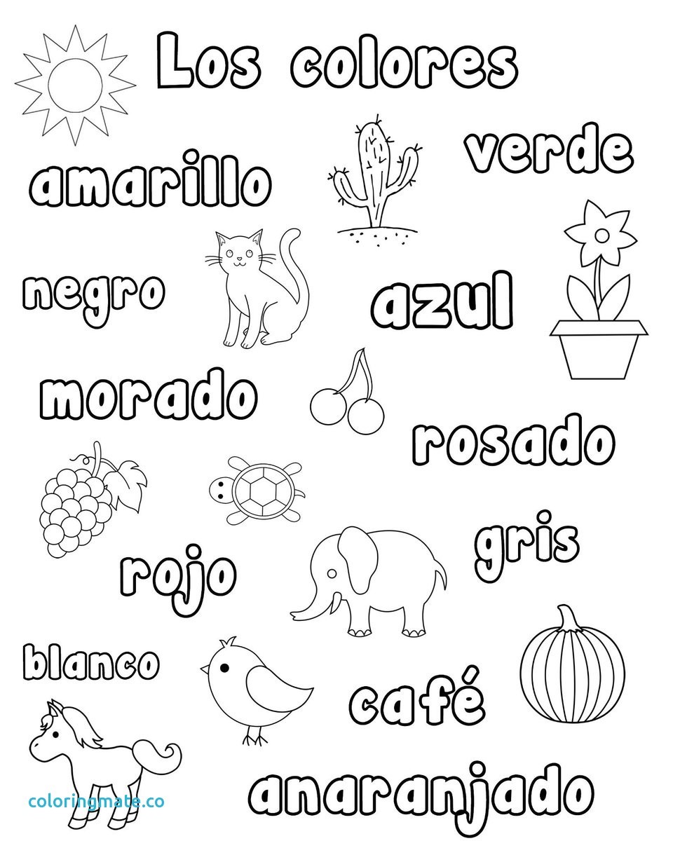 Spanish Color By Number Free Printable Printable Word Searches