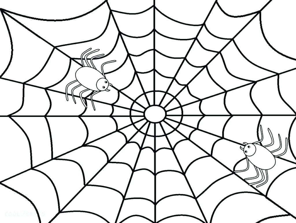 Spider Web Coloring Page at Free printable colorings