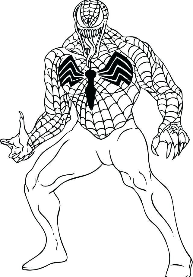 Spiderman Black Suit Coloring Pages at GetColorings.com | Free