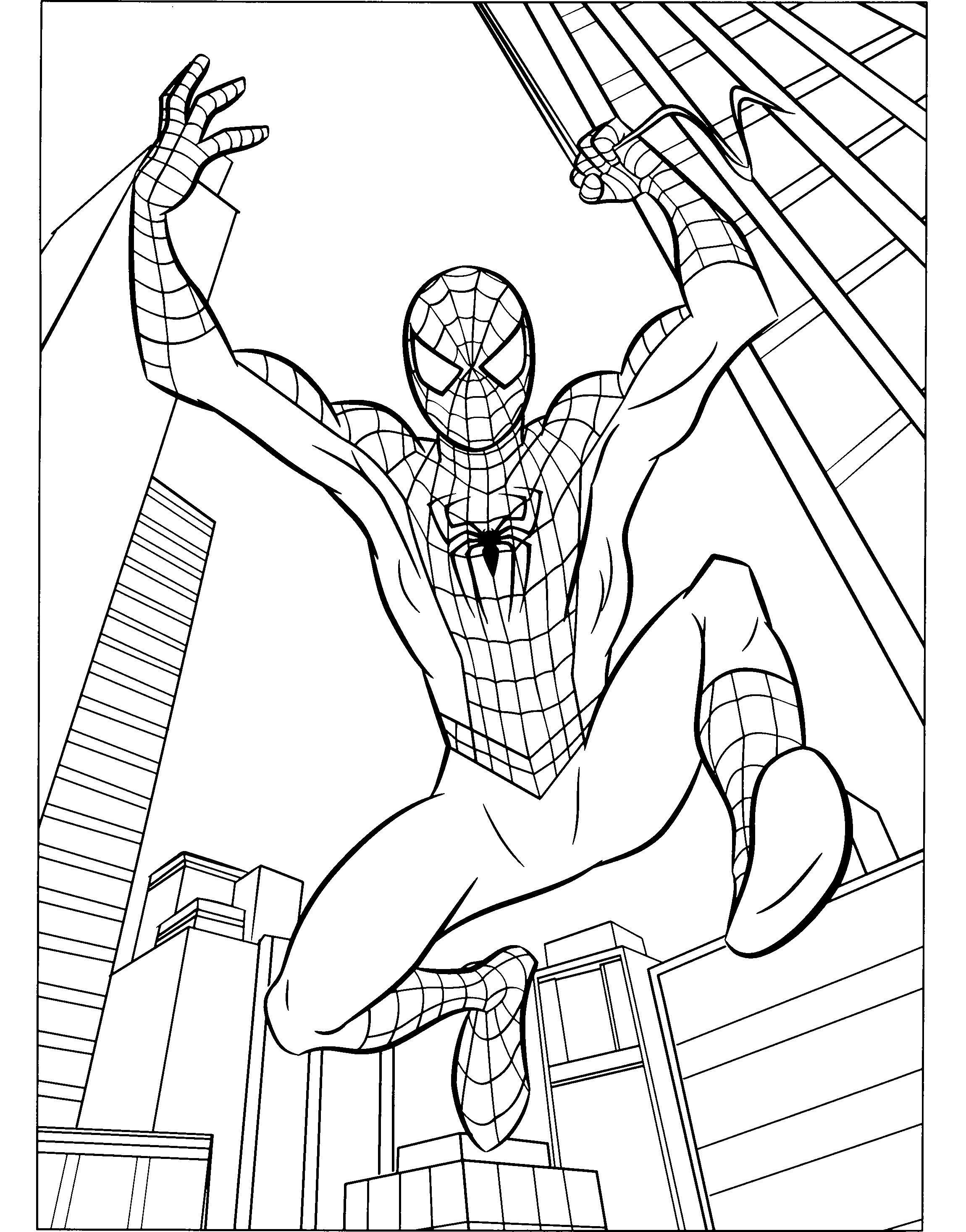 10 Festive Spiderman Christmas Coloring Pages to Try