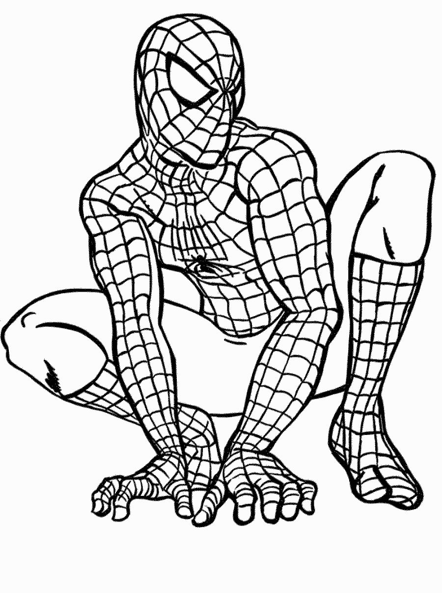 Spiderman Coloring Pages Pdf at Free
