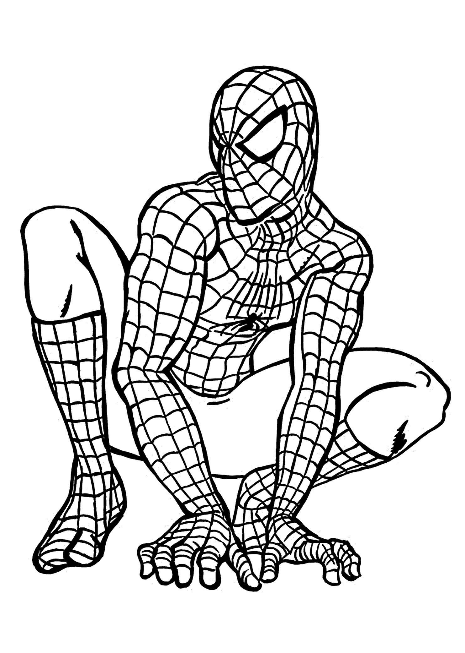 1483x2079 Big Spiderman Coloring Pages Best Of