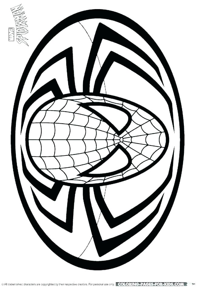 Spiderman Face Coloring Page at GetColorings.com | Free ...