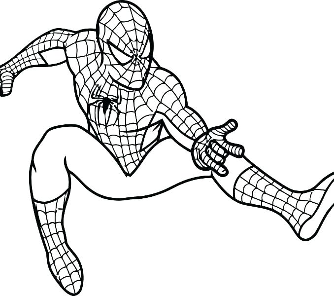 Spiderman Face Coloring Page at GetColorings.com | Free printable
