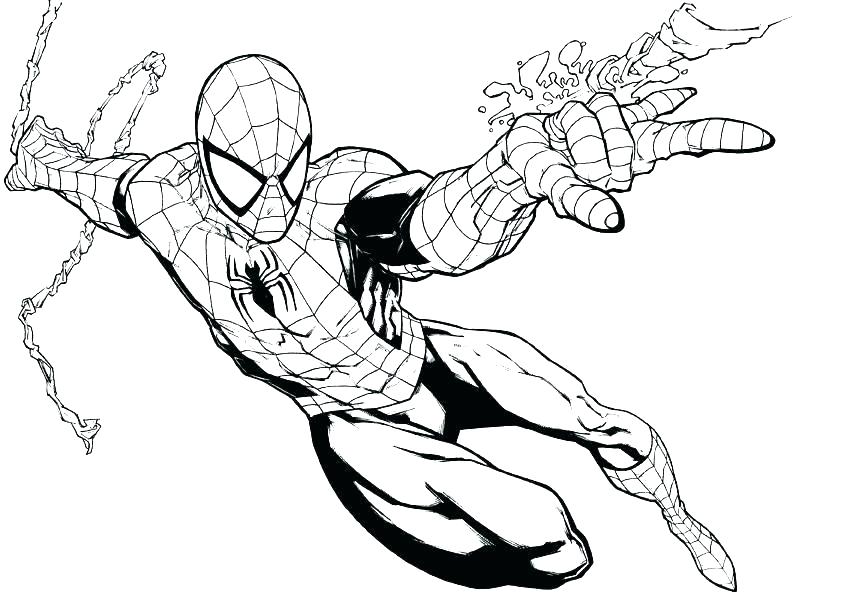 Spiderman Homecoming Coloring Pages At Getcolorings.com 