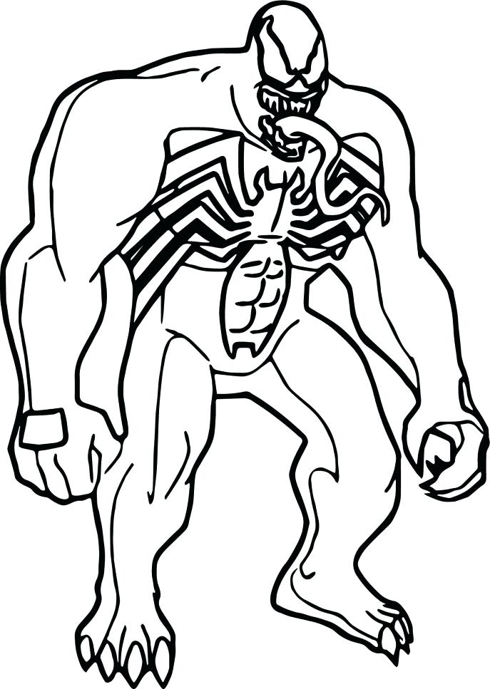 Spiderman Vs Venom Coloring Pages at GetColorings.com ...